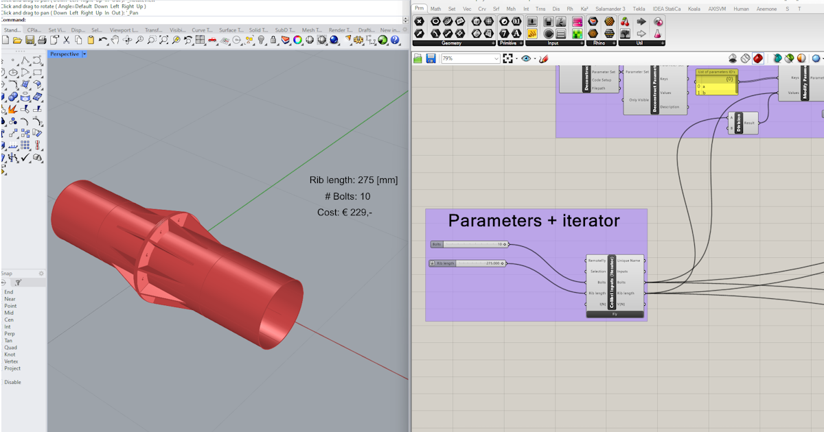 Grasshopper API link - Cost estimation (05) version 24 | IDEA Statica